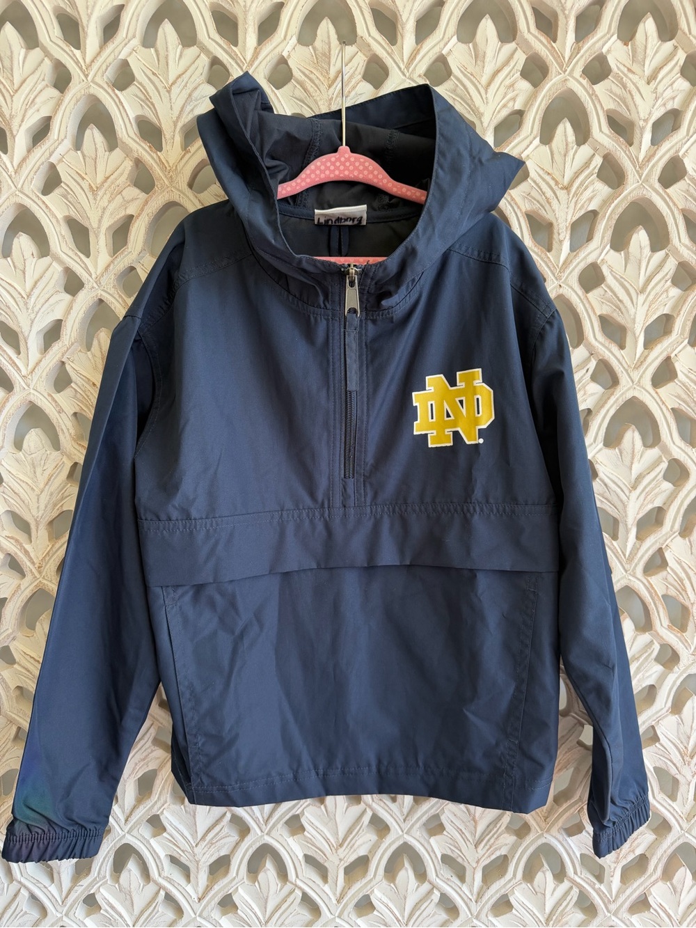 Champion Notre Dame Fighting Irish Hooded Anorak Jacket XS